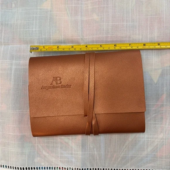 Augustinus Bader Leather Travel Pouch/ wrap clutch. New - Picture 4 of 11